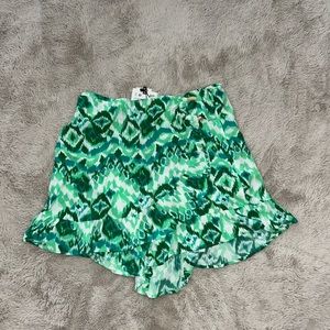 Green/white shorts  All NEW!! With tag not going down on the price.
